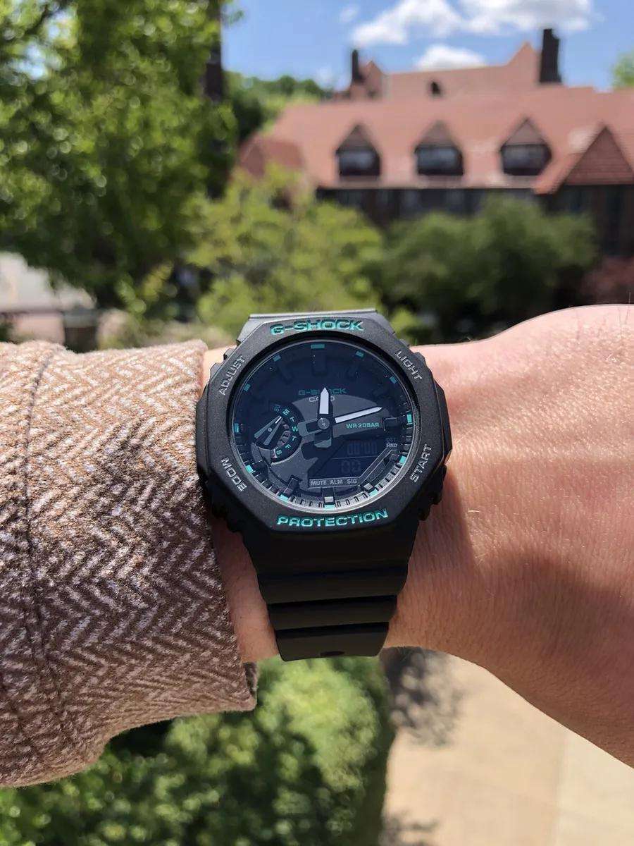 CASIO Unisex G-Shock Carbon Core 43mm Watch GMA-S2100 Series