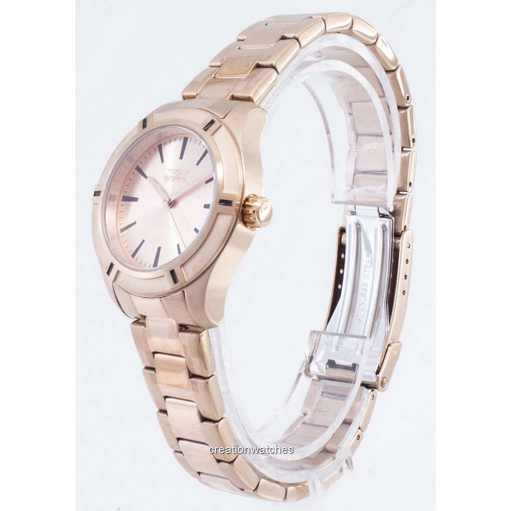 INVICTA Women` Classic Lady 32mm Watch Parisan Rose Gold Plated
