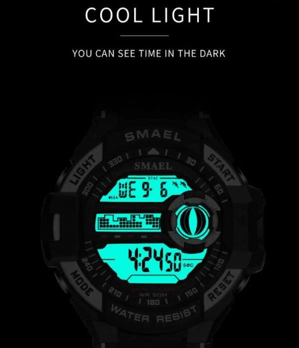 SMAEL Men`s SHOCK PROOF Mens mixmaster 50mm Watch WATER RESISTANT **BRAND NEW**