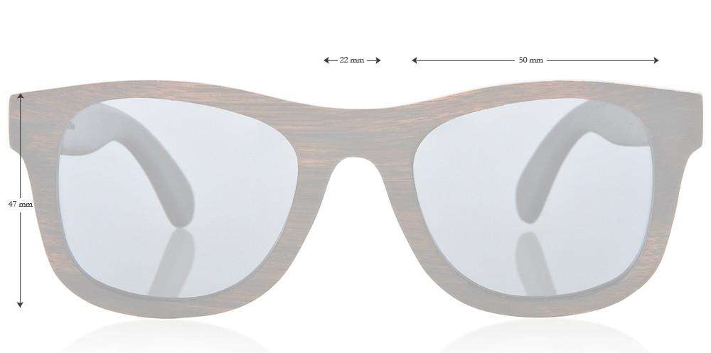 Finlay and Co London Mens Ledbury Ebony Wooden Polarised Sunglasses