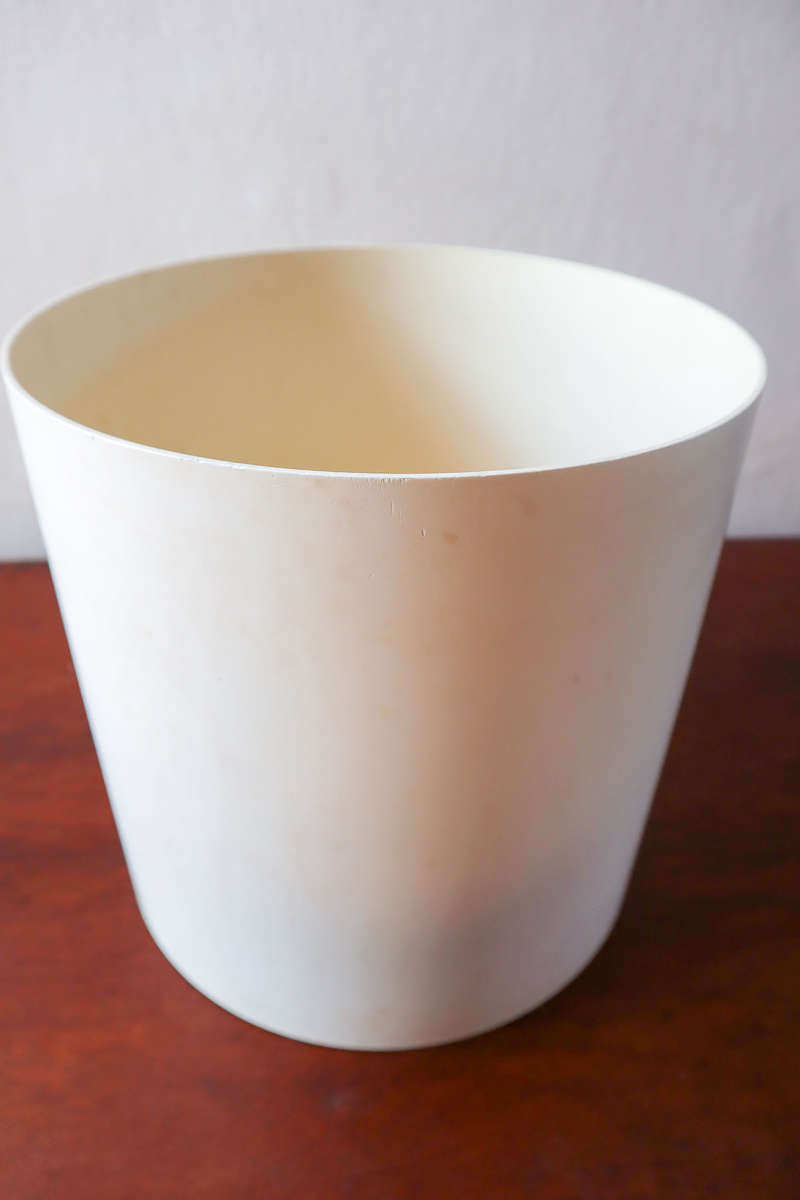 Waste paper bin Model 4660 by Gino Colombini for Kartell, 1970