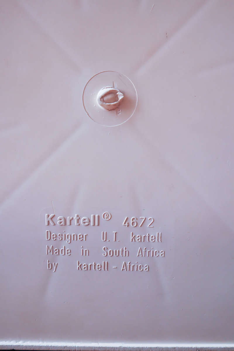 Plastic BASKET model 4672, designed by Ufficio Tecnico Kartell