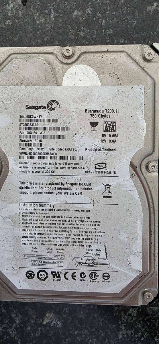 Computer hardrives and GPU