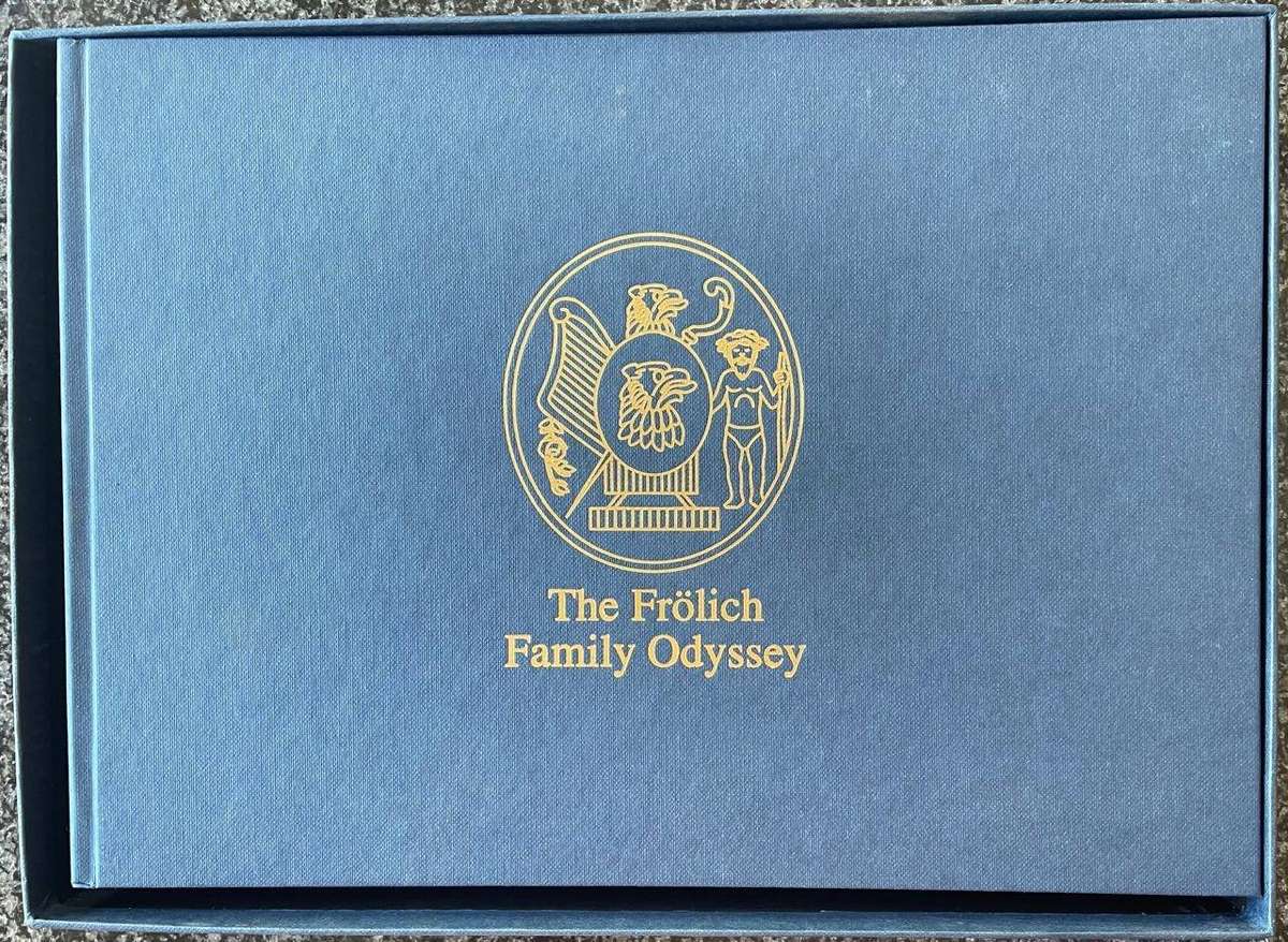 THE FROLICH FAMILY ODYSSEY BOOK IN ORIGINAL SLIPCASE