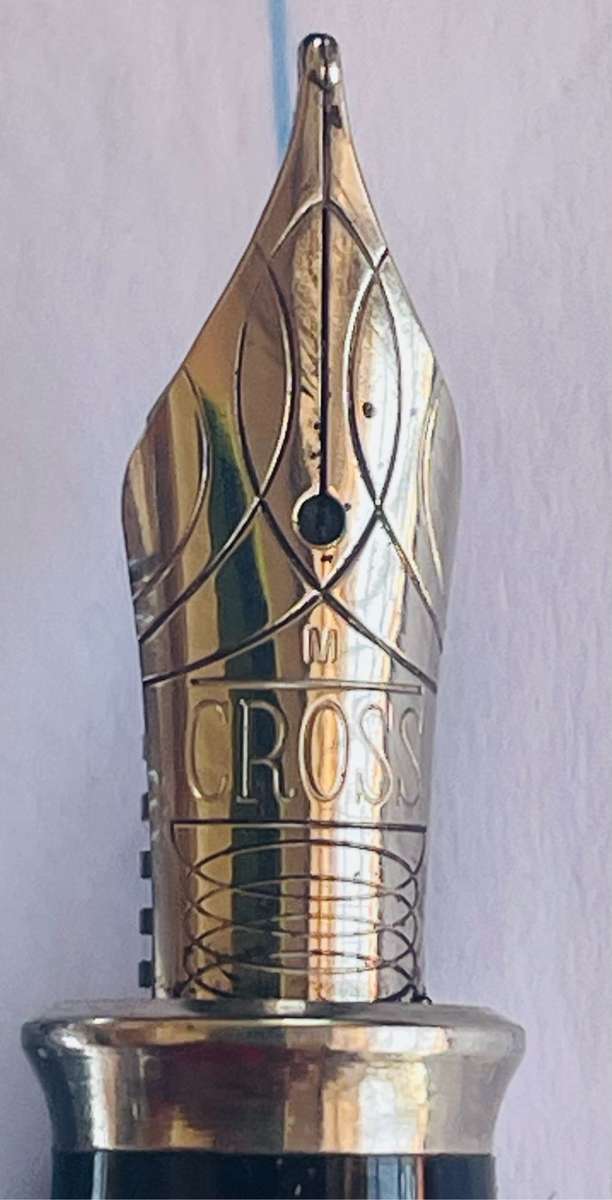 CROSS TOWNSEND CHROME SILVER FOUNTAIN PEN IN BOX