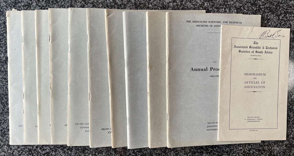 152 SOUTH AFRICAN JOURNAL OF SCIENCE ISSUES & 10 ASSOCIATED SCIENTIFIC AND ... ANNUAL PROCEEDINGS