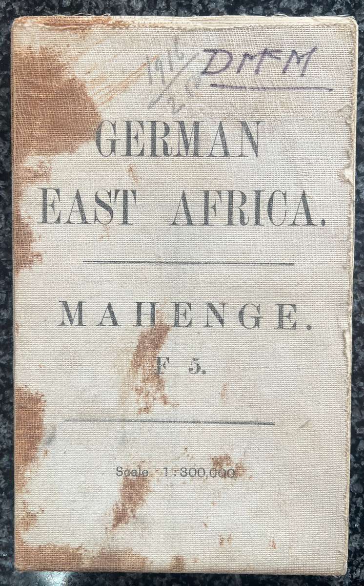GERMAN EAST AFRICA MAHENGE MAP GFE F5 CIRCA 1916