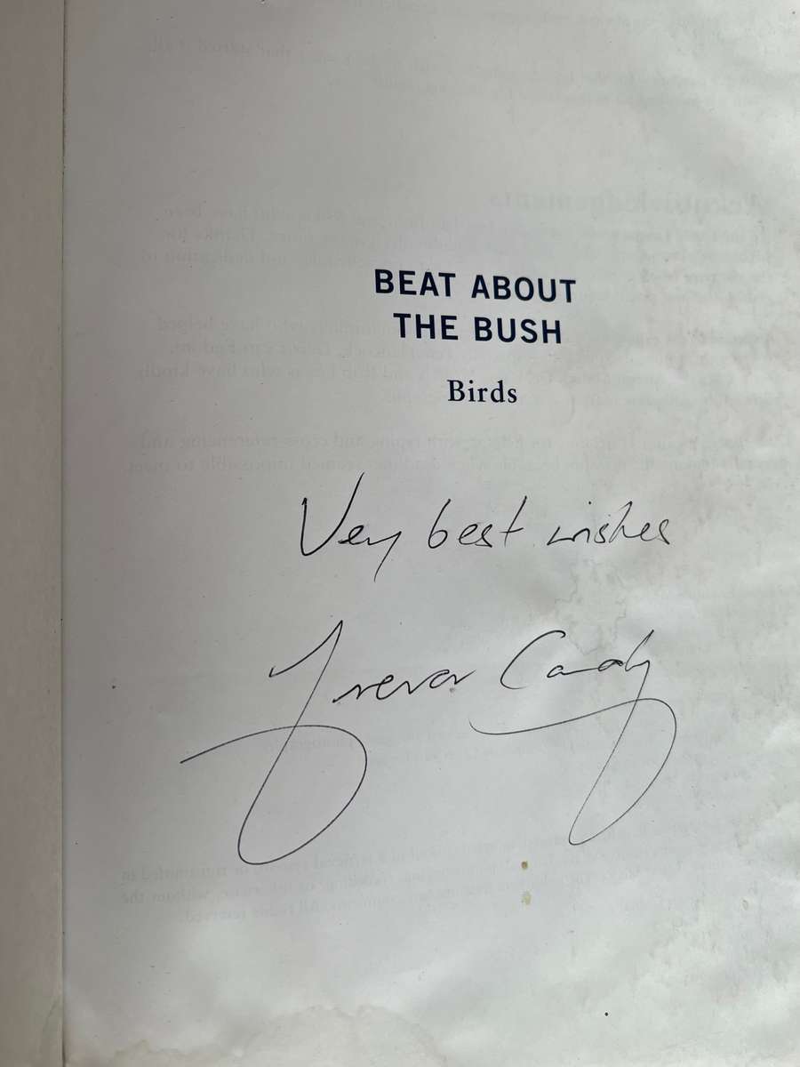 SIGNED! BEAT ABOUT THE BUSH: BIRDS BY TREVOR CARNABY
