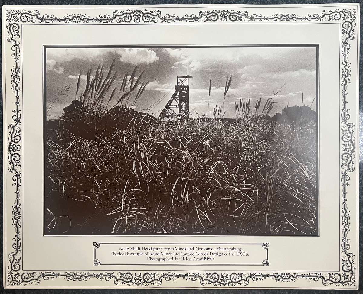 SIGNED! 1 x COLLECTION OF 4 PRINTS WITWATERSRAND HERITAGE COMMEMORATIVE ISSUE PORTFOLIO