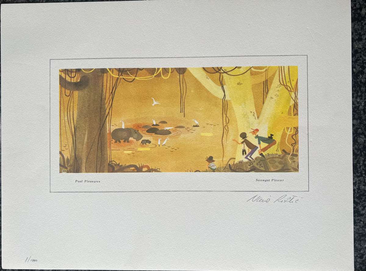 SIGNED, NUMBERED 1/1000! 1 x COLLECTION OF 3 PRINTS BY UNKNOWN ARTIST