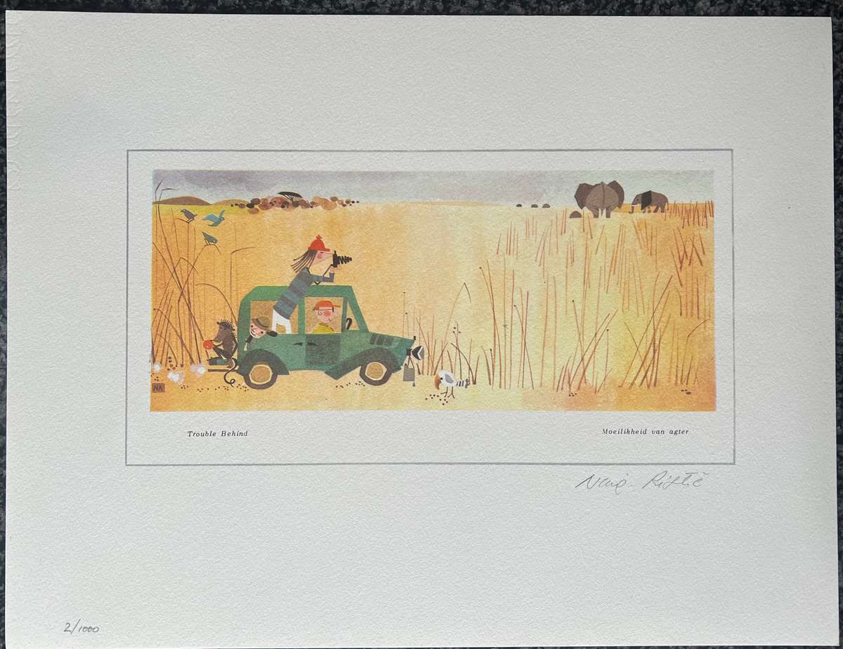 SIGNED, NUMBERED 2/1000! 1 x COLLECTION OF 3 PRINTS BY UNKNOWN ARTIST