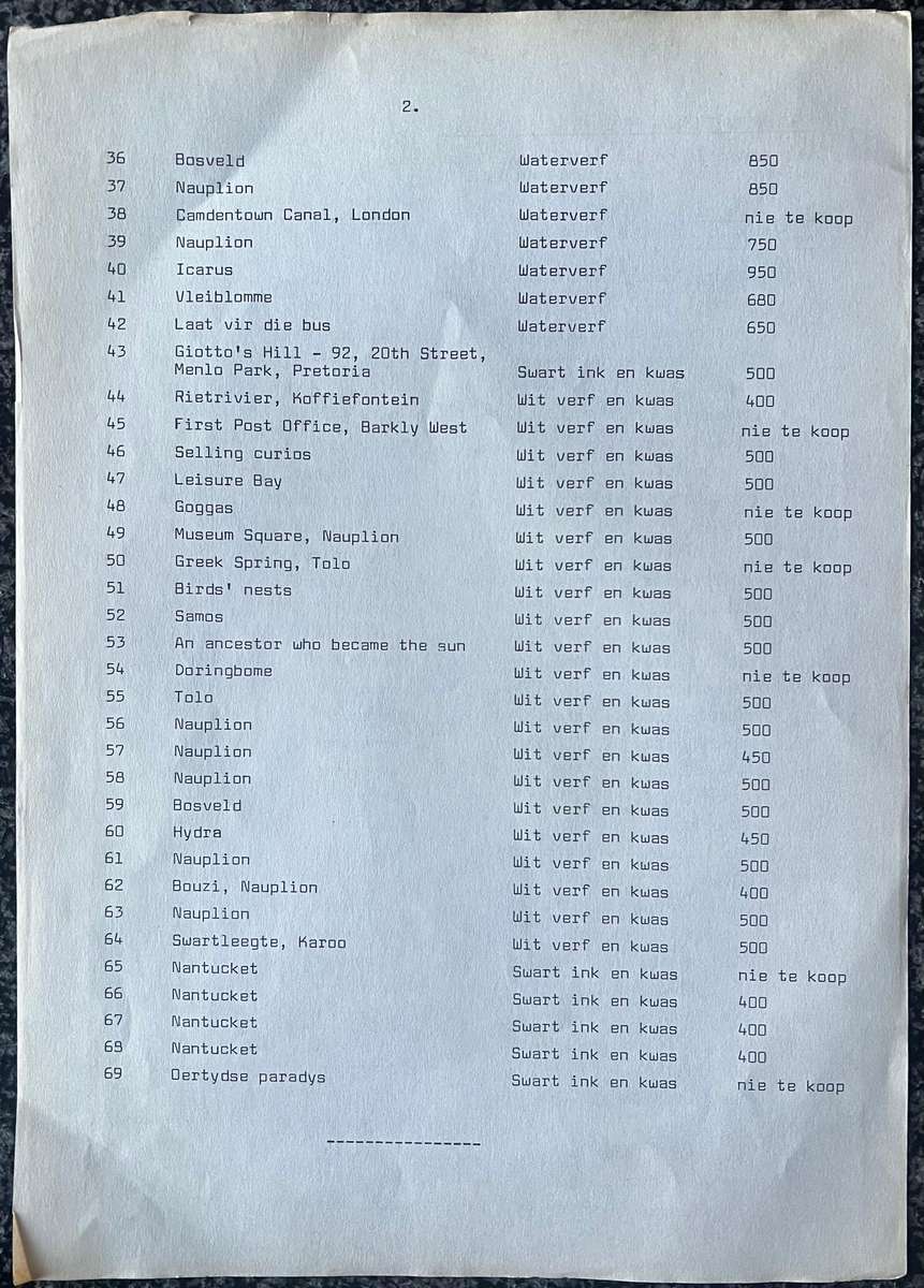WALTER BATTISS RAU 1 - 20.3.82 EXHIBITION INVITATION AND CATALOGUE