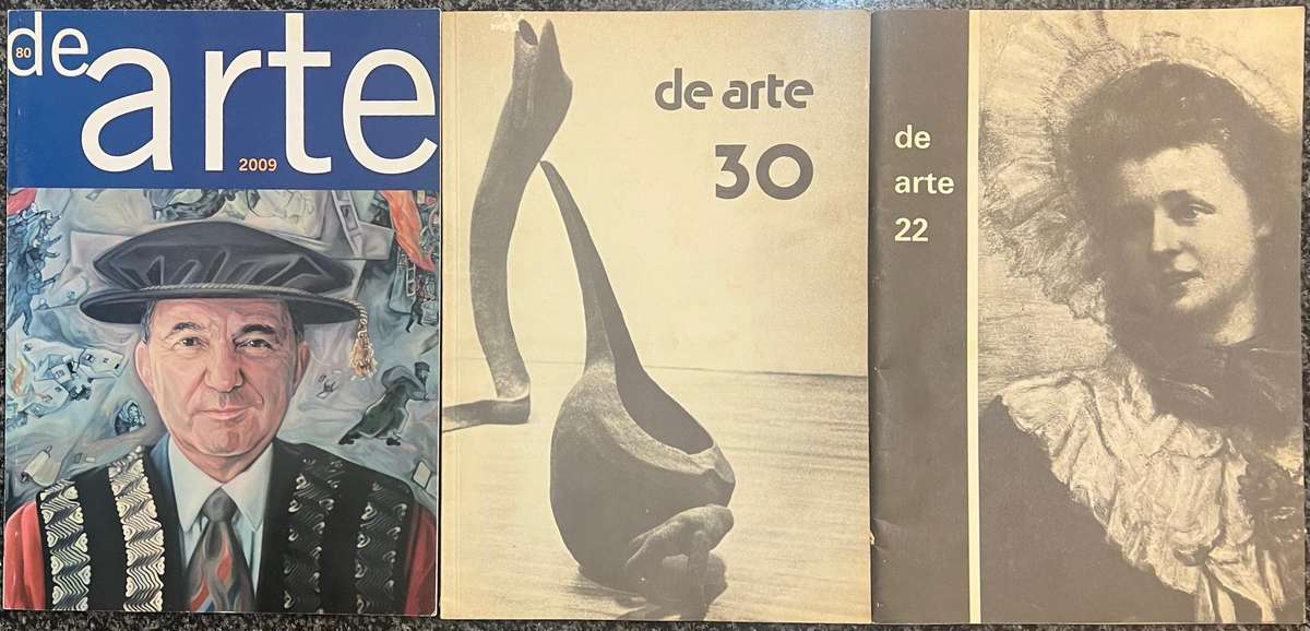 1 x COLLECTION OF 3 DE ARTE MAGAZINES 1972 - 2009