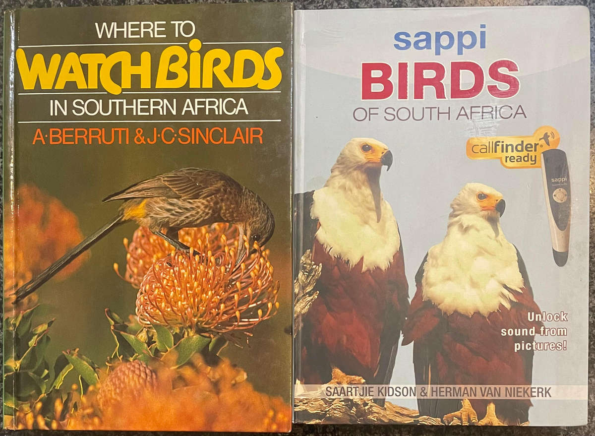 2 BIRDING BOOKS!! "SAPPI BIRDS OF SOUTH AFRICA" & "WHERE TO WATCH BIRDS IN SOUTH AFRICA"