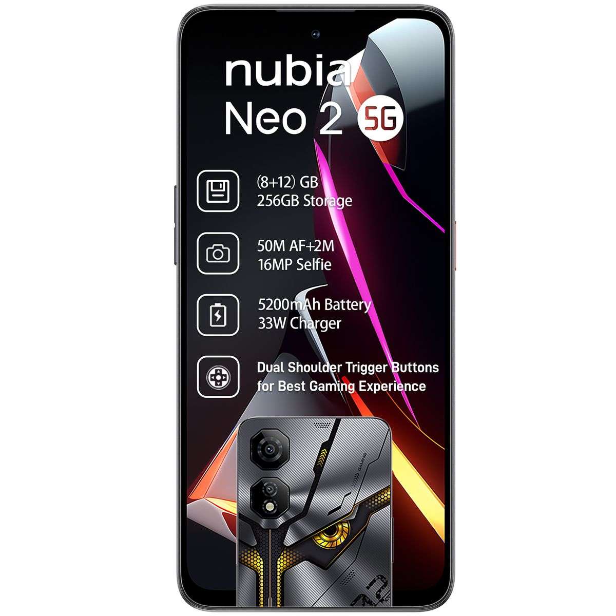 Nubia Neo2 5G 256GB Gaming Smartphone