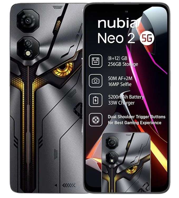Nubia Neo2 5G 256GB Gaming Smartphone