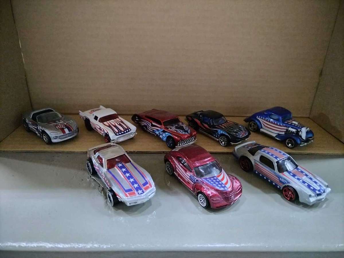 Hot wheels Stars & Stripes lot