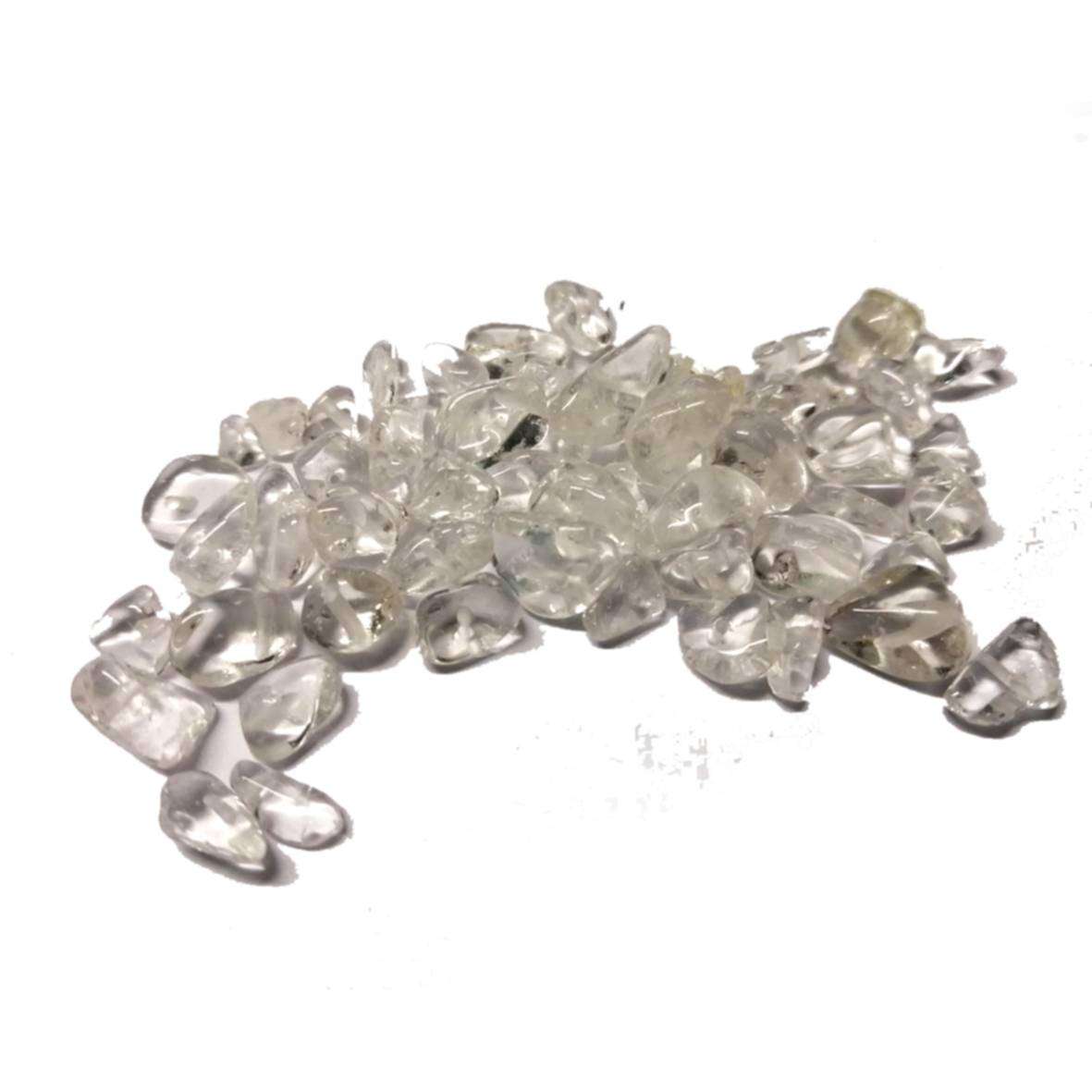 Beads / Gemstone - CLEAR QUARTZ - Beads   - 6-10mm - +/-57PCS / Beads for crafting