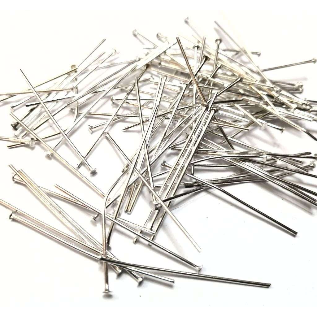 Findings / Head Pin - 1000pcs  - 35mm - Silver Color / Findings for crafting