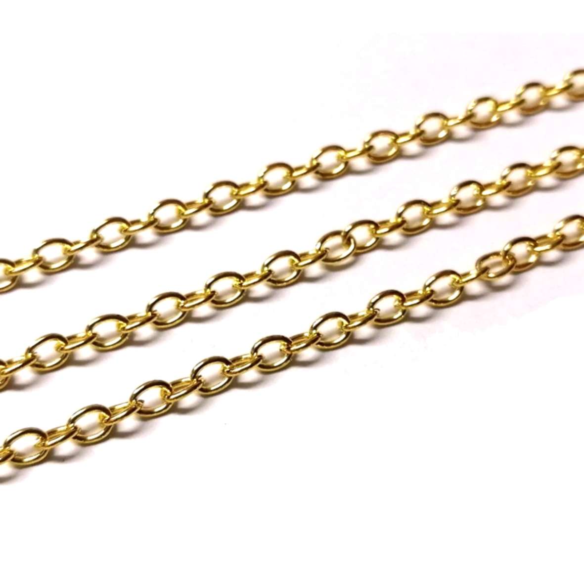 Chain  / Chain / Gold color / 2.0mm / 5m PACK / Chains for crafting