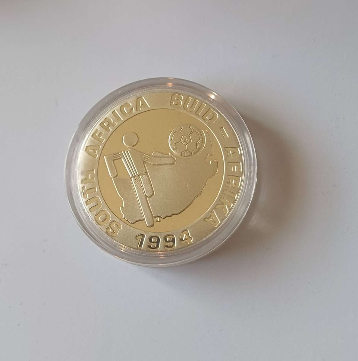 1994 Soccer world cup 1oz silver R2 coin