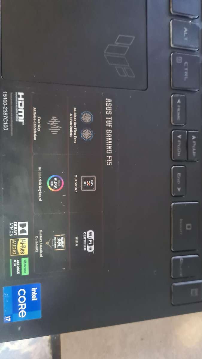 ASUS FX507ZC4-I716512G0W TUF Gaming Laptop Parts/Repair