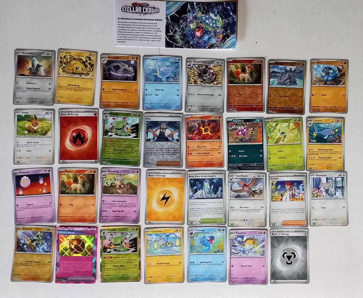 Pokemon Cards from Stellar Crown