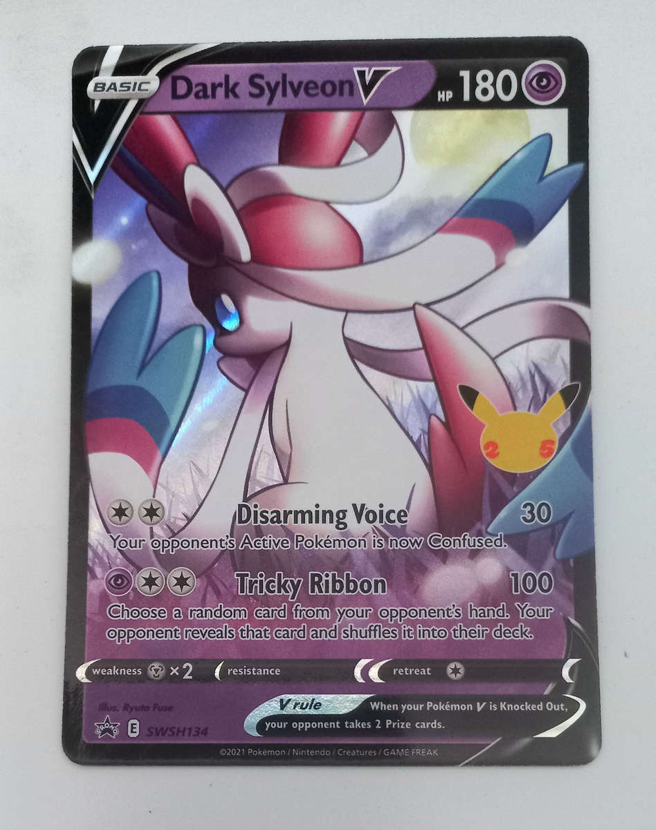 Dark Sylveon V SWSH134 from Sword and Shield Pokemon Card