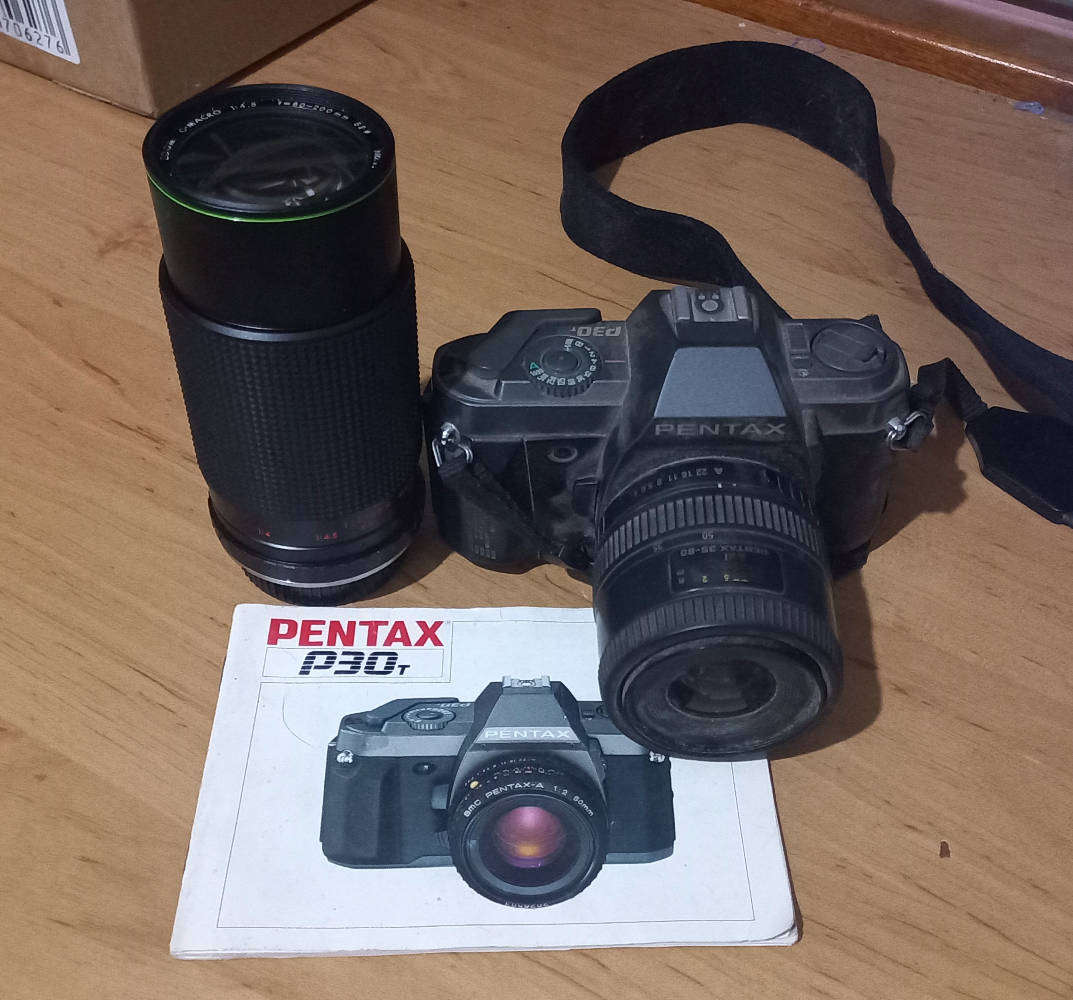 Old Pentax P30t camera