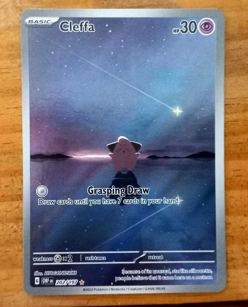 Cleffa #202/197 Pokemon Card from Obsidian Flames