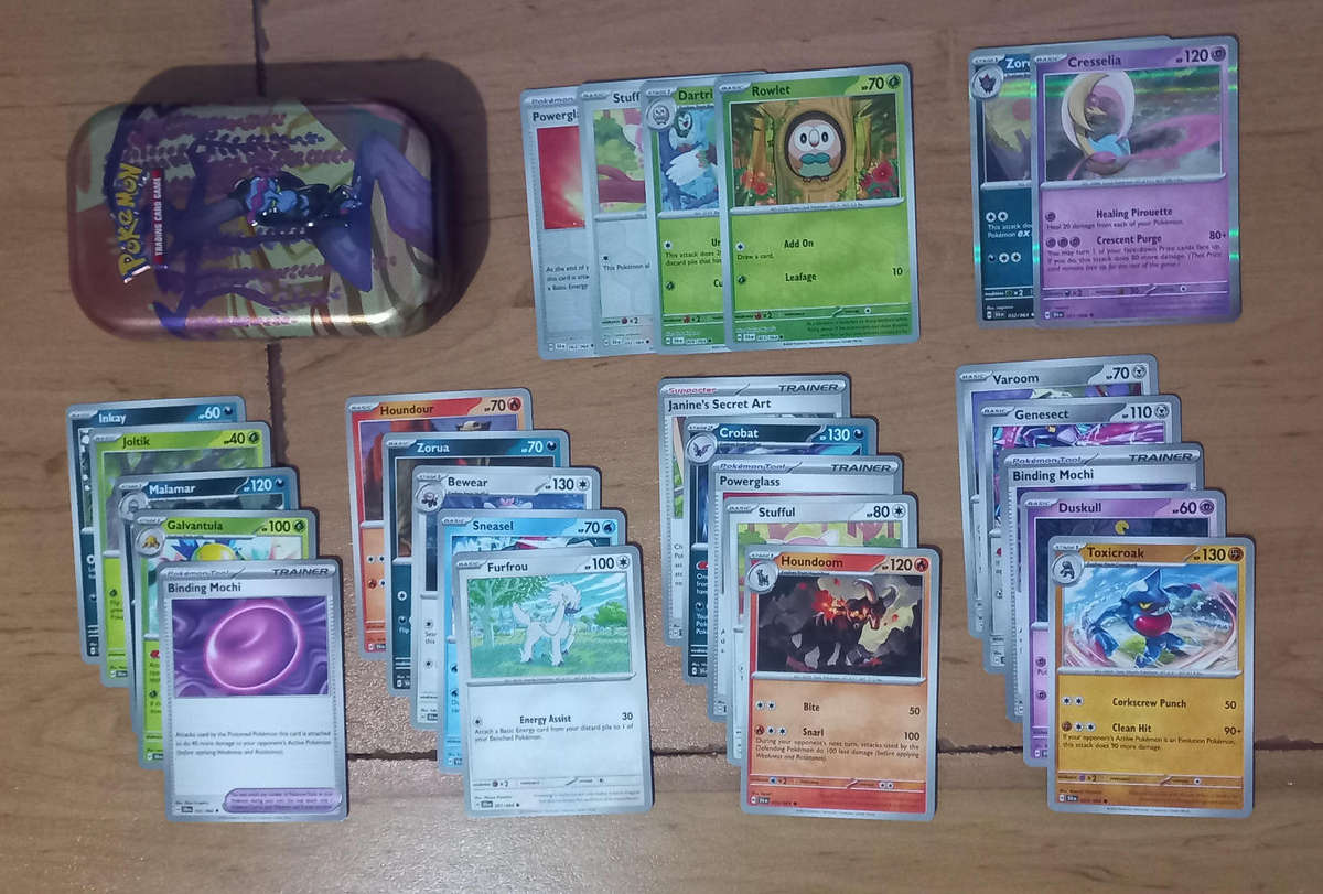 Pokemon Tin and Cards