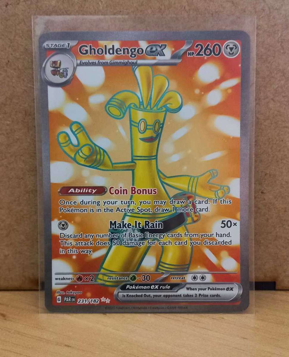 Gholdengo EX 231/182 from Paradox Rift Pokemon Card