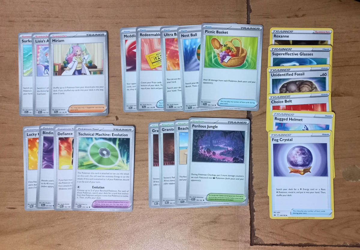 Mixed Lot Pokemon TCG support cards