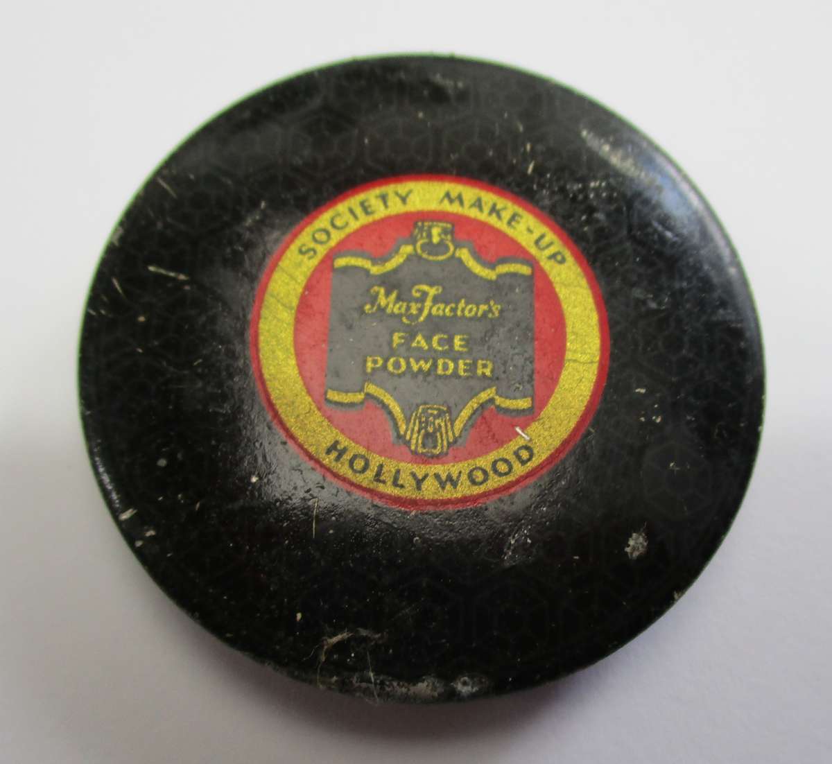 Vintage Make Up Tin - Max Factor's Hollywood Face Powder - Society Make - Up