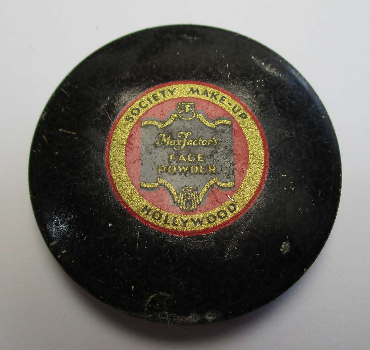 Vintage Make Up Tin - Max Factor's Hollywood Face Powder - Society Make - Up