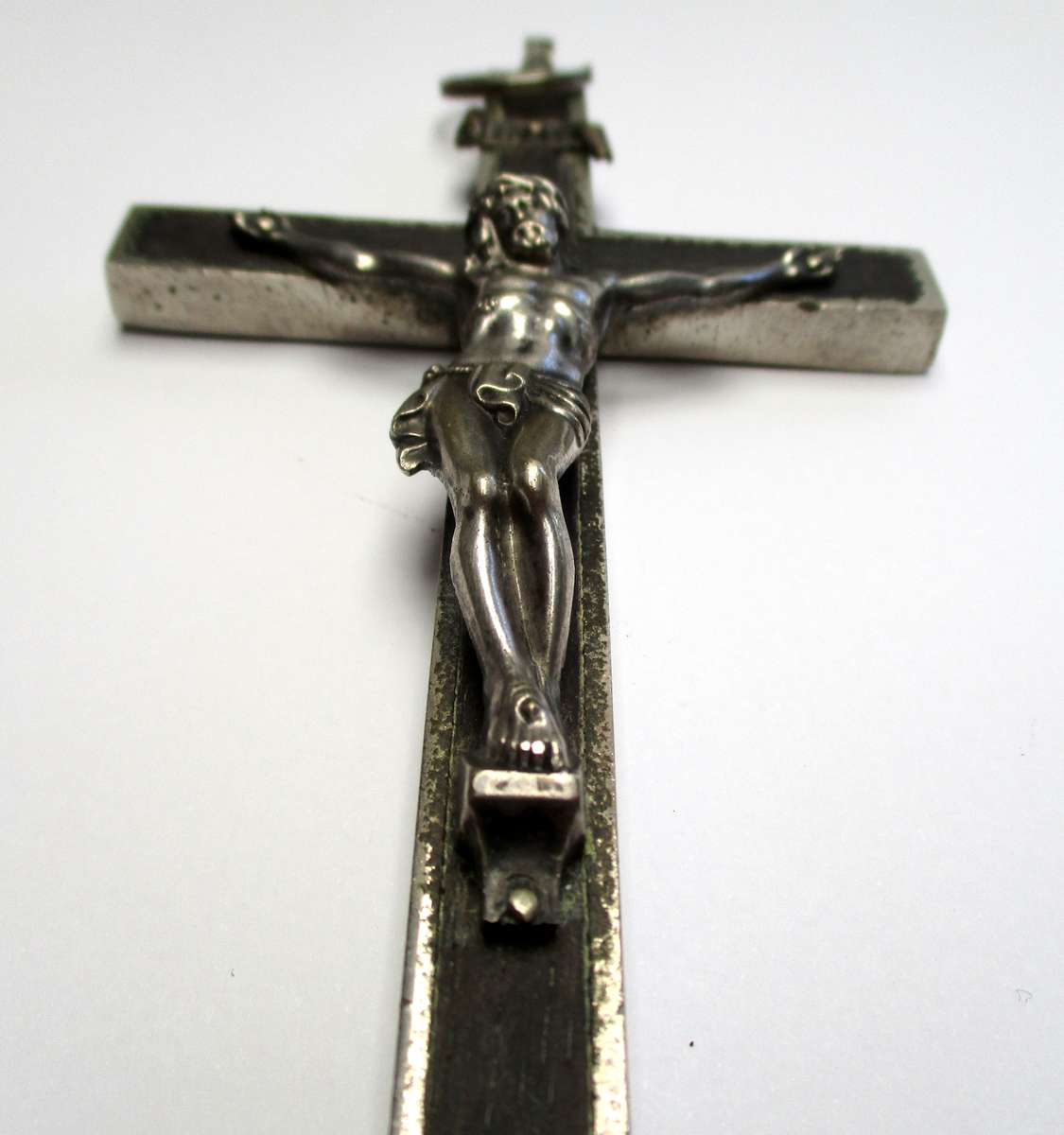 Vintage Crucifix / Catholic Cross - wood and metal