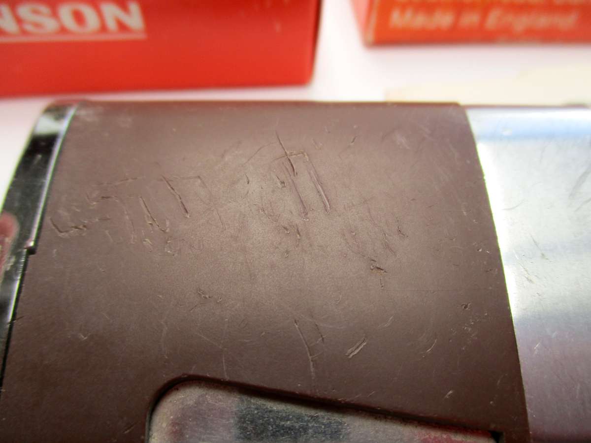 Vintage Ronson Comet Varaflame Gas Lighter - British Leyland - Original box and papers