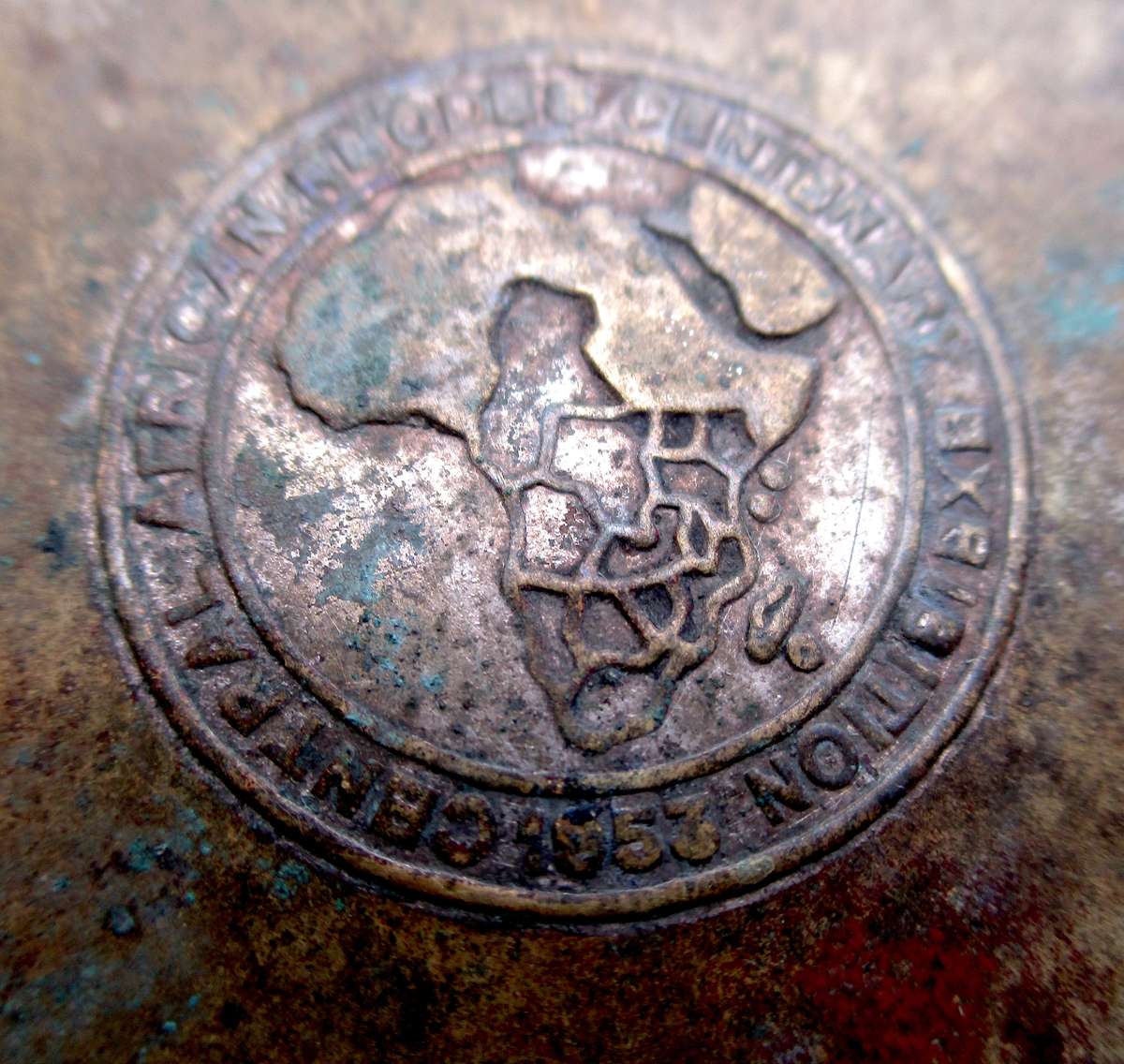 1953 Central African Rhodes Centenary Exhibition Ashtray