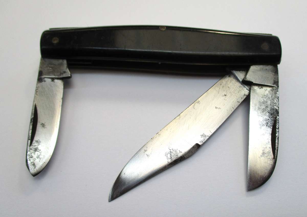 Vintage Carl Schlieper Stockman Folding Knife - Made in Solingen Germany