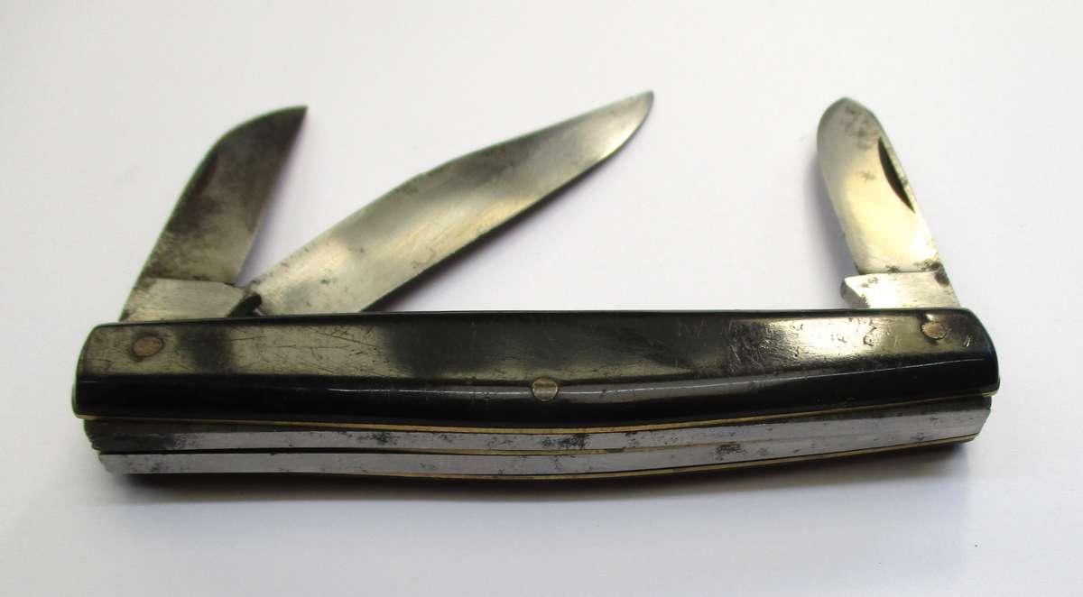 Vintage Carl Schlieper Stockman Folding Knife - Made in Solingen Germany