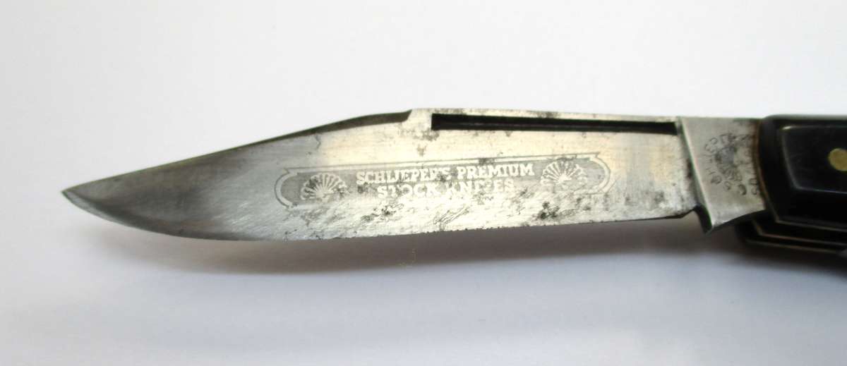Vintage Carl Schlieper Stockman Folding Knife - Made in Solingen Germany
