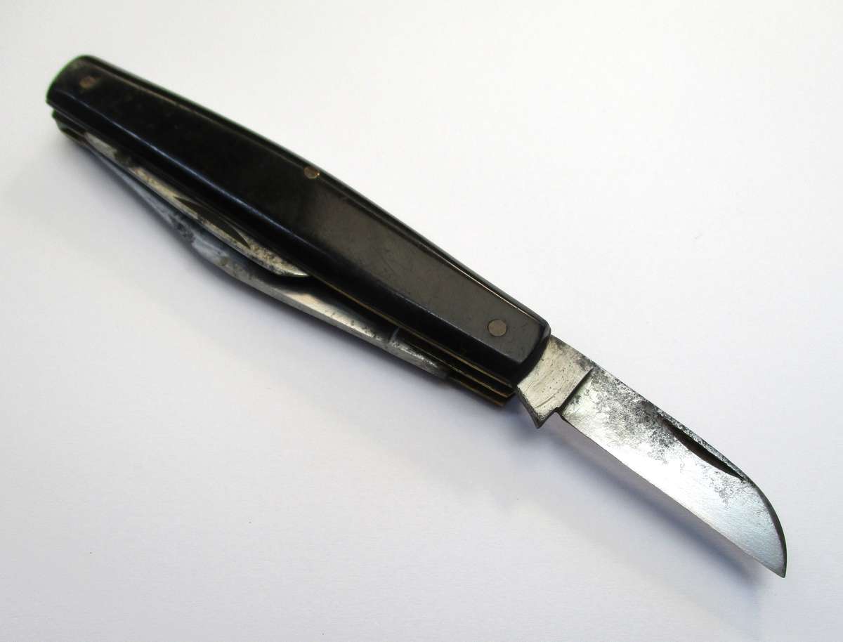 Vintage Carl Schlieper Stockman Folding Knife - Made in Solingen Germany