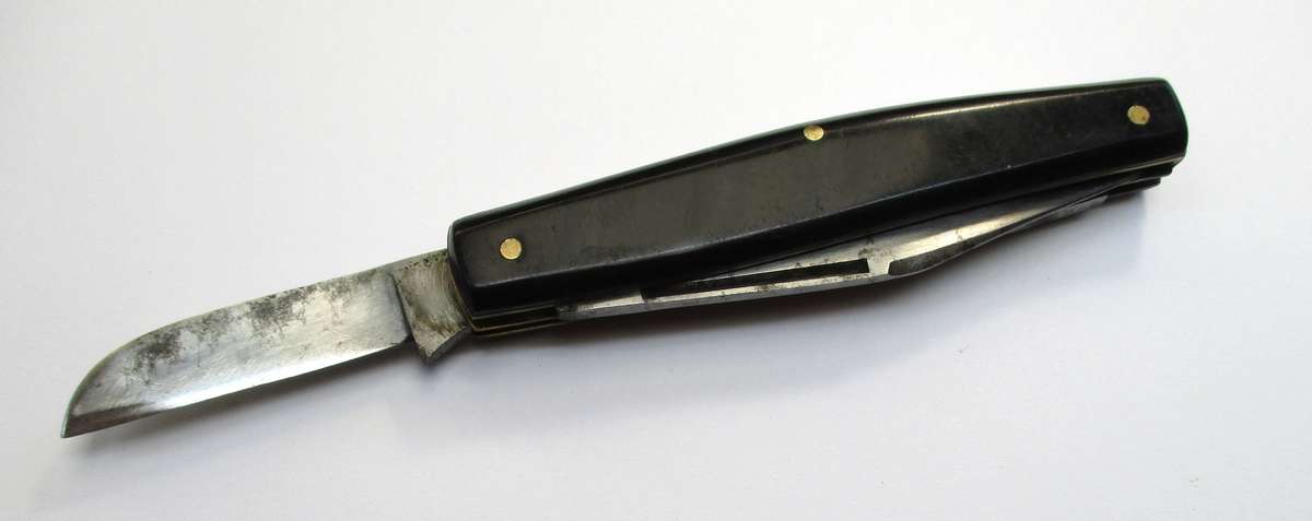 Vintage Carl Schlieper Stockman Folding Knife - Made in Solingen Germany