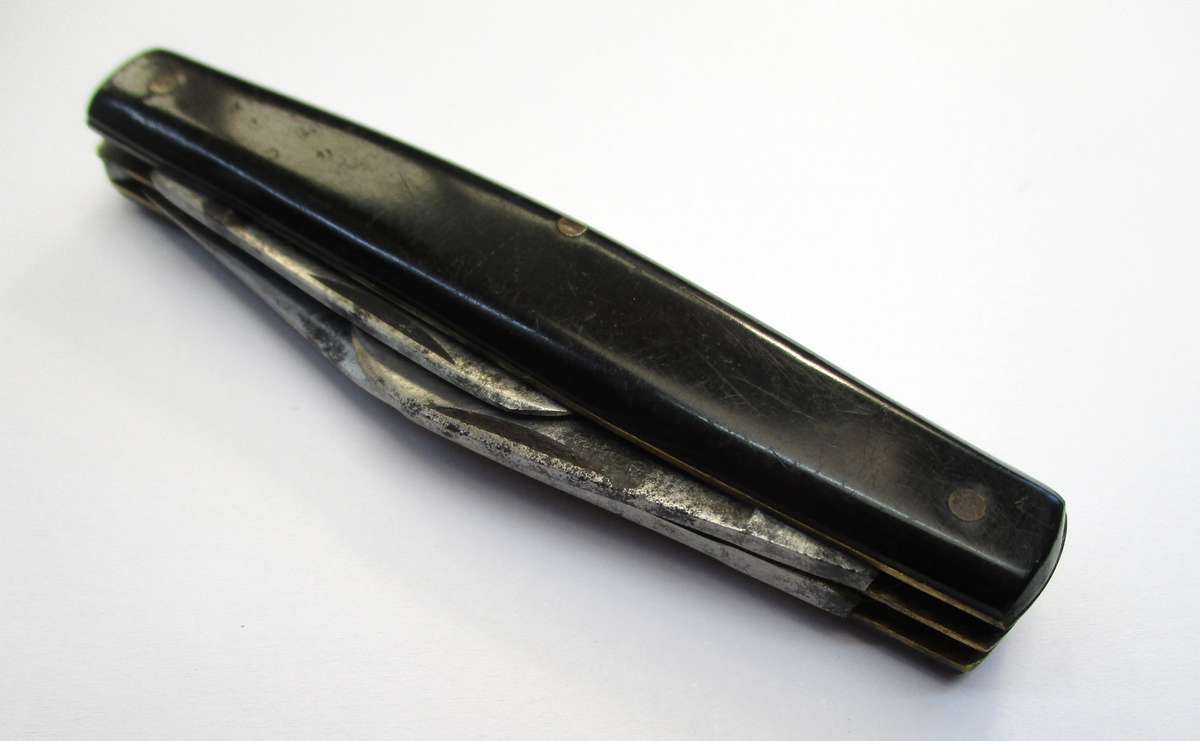 Vintage Carl Schlieper Stockman Folding Knife - Made in Solingen Germany