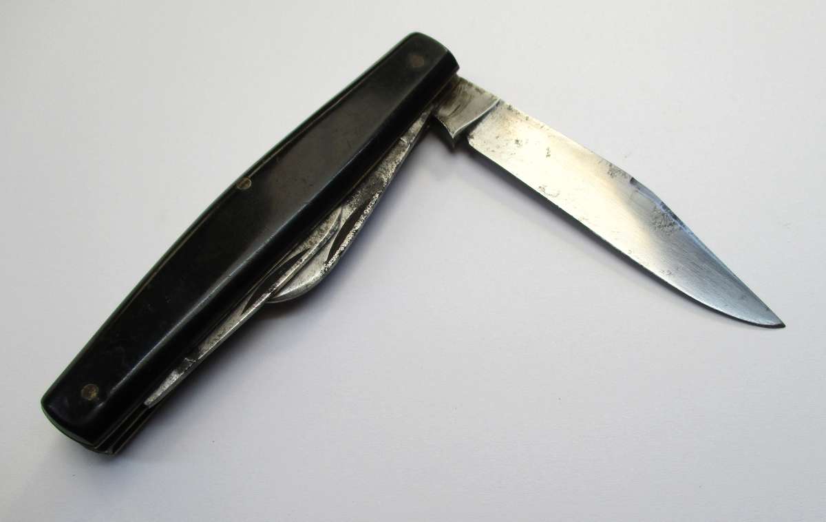 Vintage Carl Schlieper Stockman Folding Knife - Made in Solingen Germany