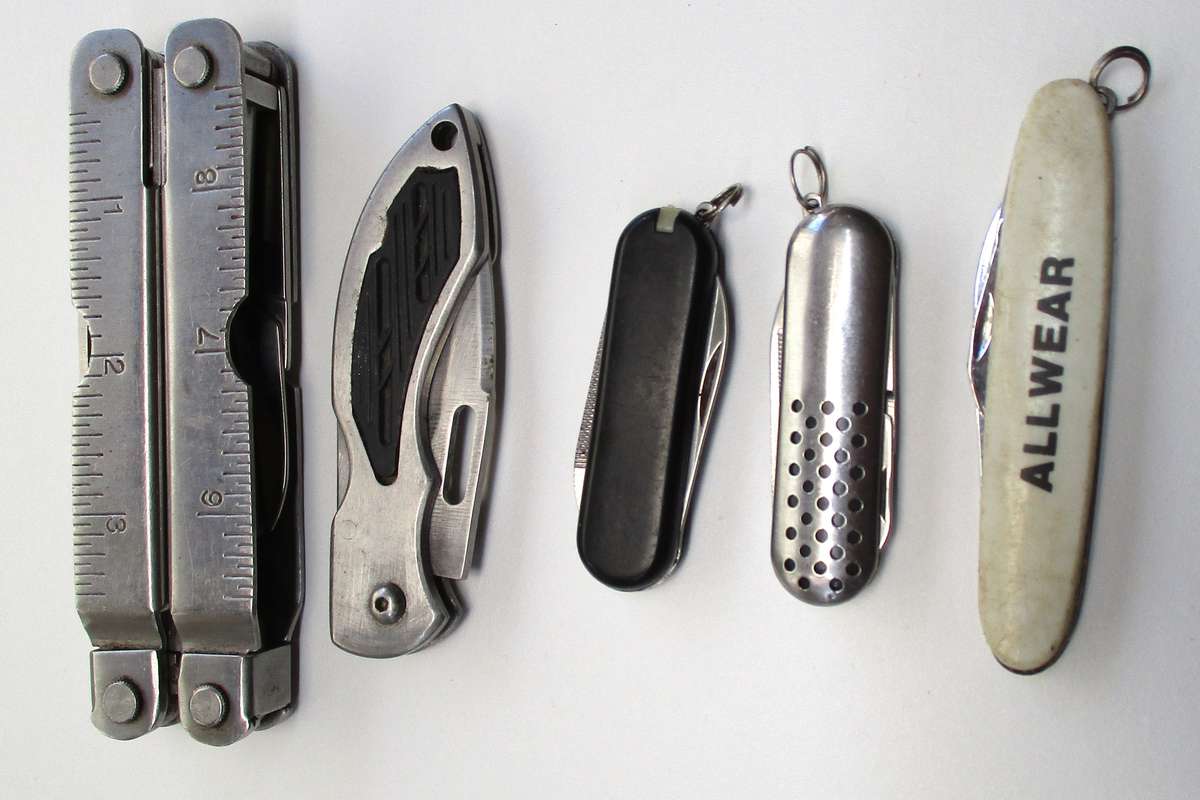 Knife Lot - includes multitool
