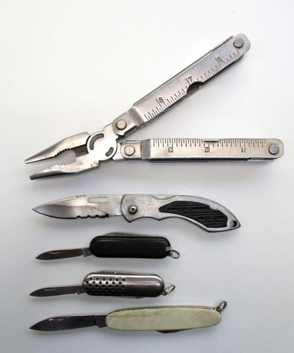 Knife Lot - includes multitool