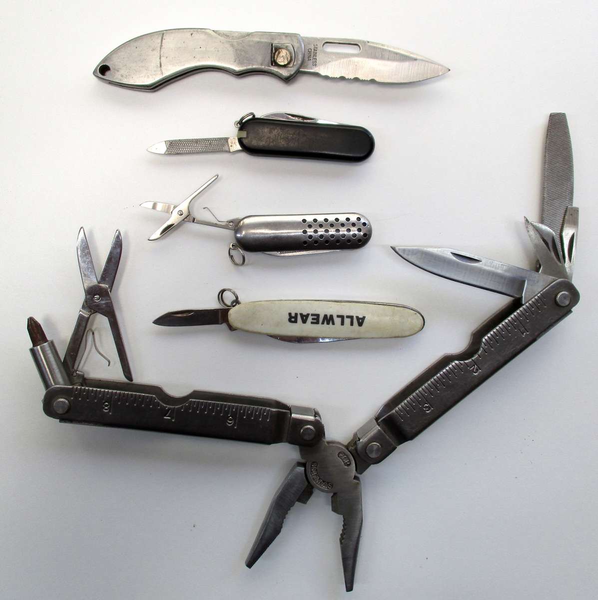 Knife Lot - includes multitool