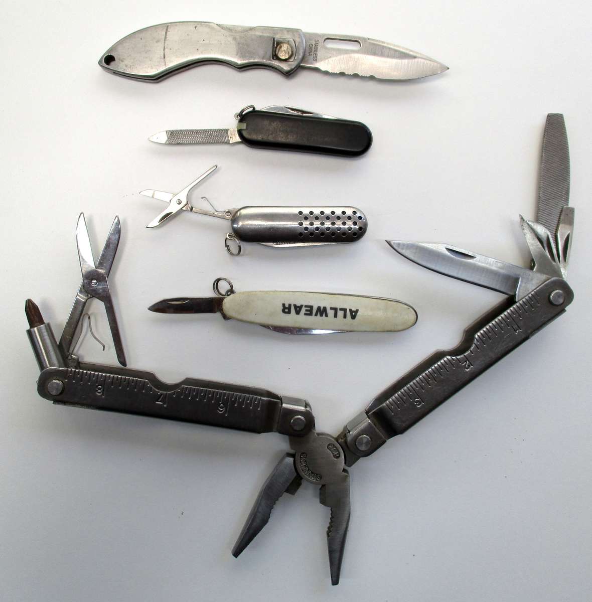 Knife Lot - includes multitool