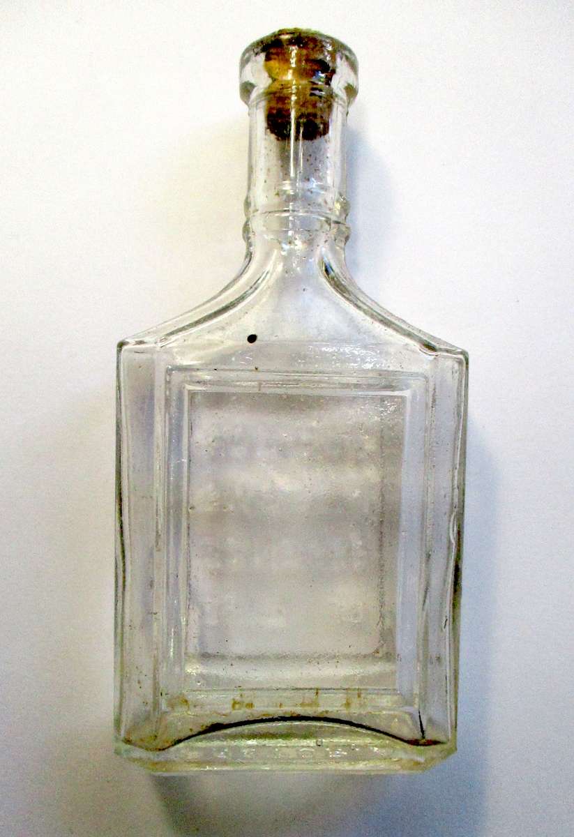 Antique / vintage bottle - Dr. Kiesows Essence of Life Bottle with cork. Made in Pretoria